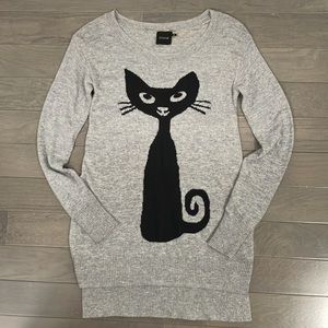 Cliché Angora Blend Cat Sweater Size XS